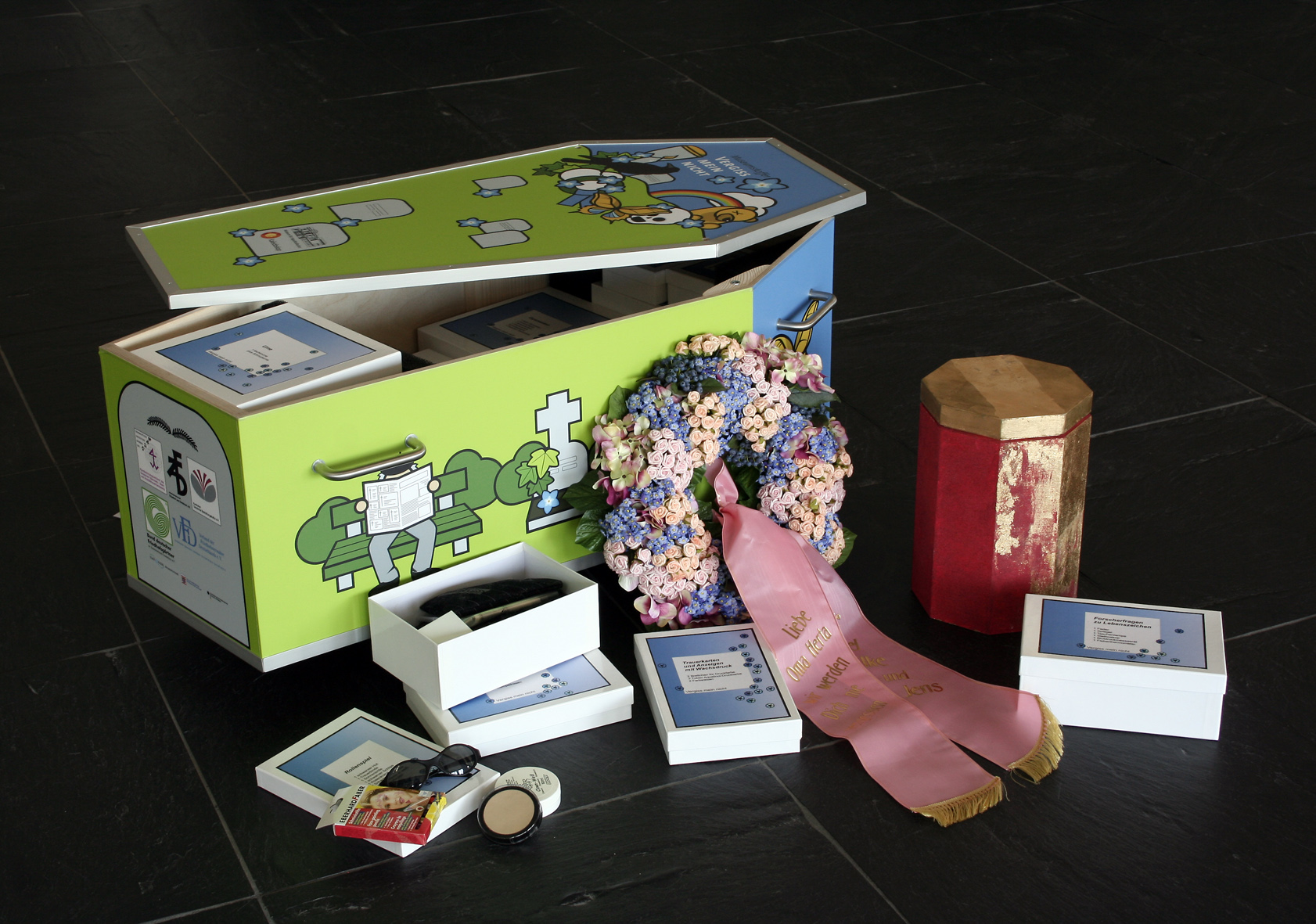 Museumskoffer Vergissmeinnicht